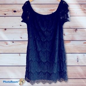 NWOT. Cute black dress. Size 18.